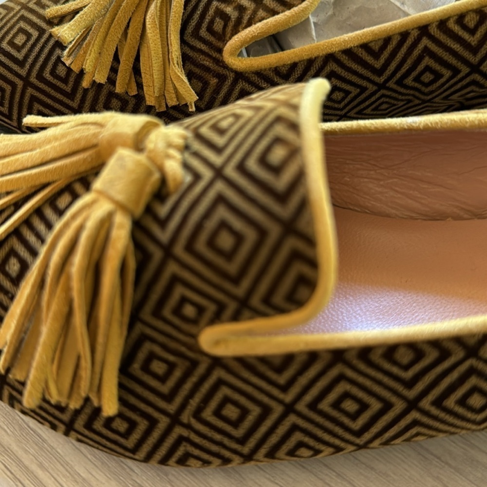 Italian loafers velvet - Picture 3 of 8